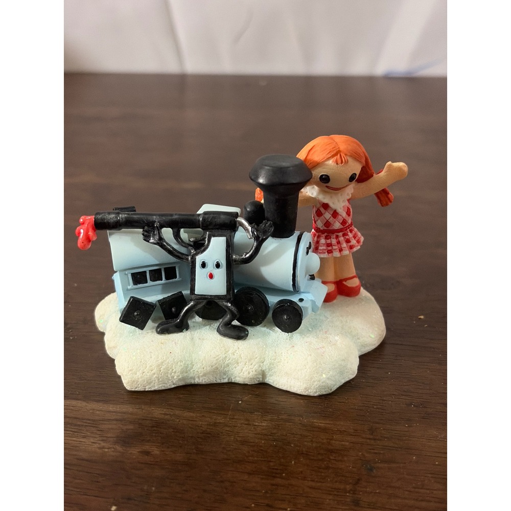 Enesco Rudolph Island of Misfit Toys Dolly Train Figurine Blue EX 725080